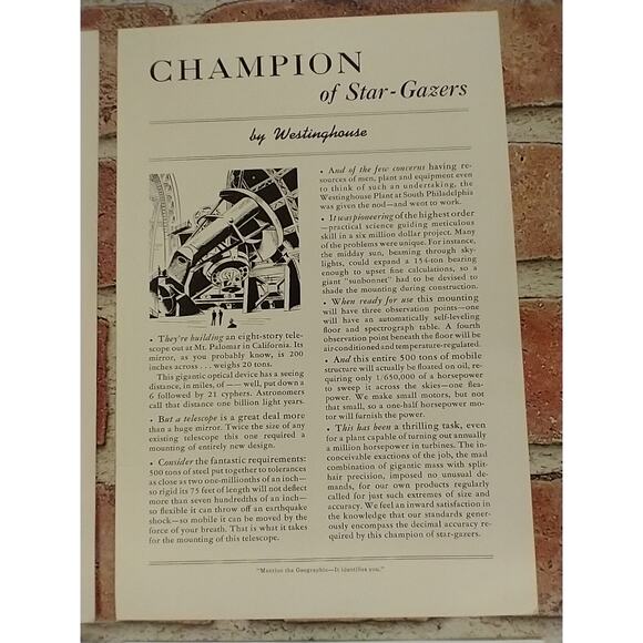 1940s Westinghouse Lot of 6 Vtg Magazine Print Ads WWII Era Retro Ephemera - Picture 5 of 11